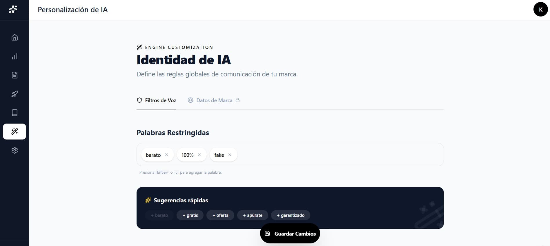Personalización de IA